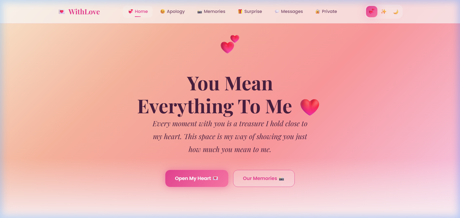 Apology Theme